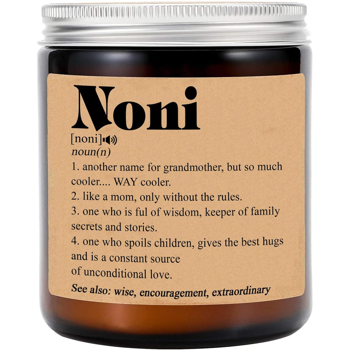 Noni Definition Candle - Noni Gift - Noni Candle - Best Noni Ever Candle
