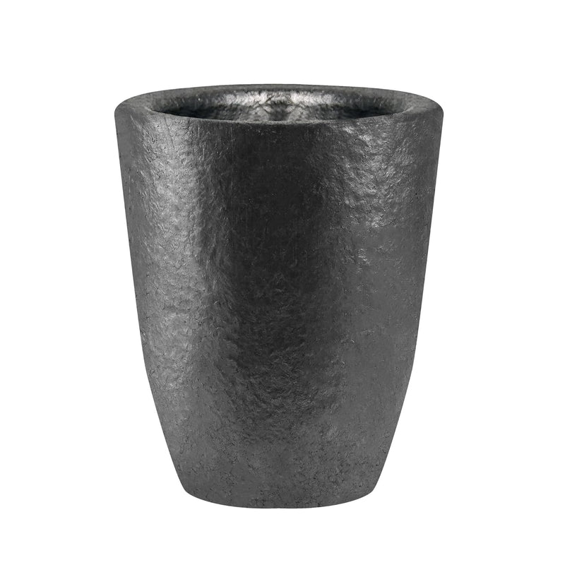 #0.5-0.5Kg Premium Black Silicon Carbide Graphite Crucible Cup Furnace Torch Melting Casting Refining For Aluminum, Gold, Silver, Copper, Brass Withstand 1800 ?/ 3272?
