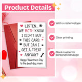 Valentines Day Gifts For Dog Mom - Cute Dog Lovers Gifts For Women, Her, Girlfriend, Wife - Funny Puppy Card From Friend, Family - Greeting Card