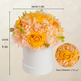 Preserved Flowers In A Box (Champagne, Small)