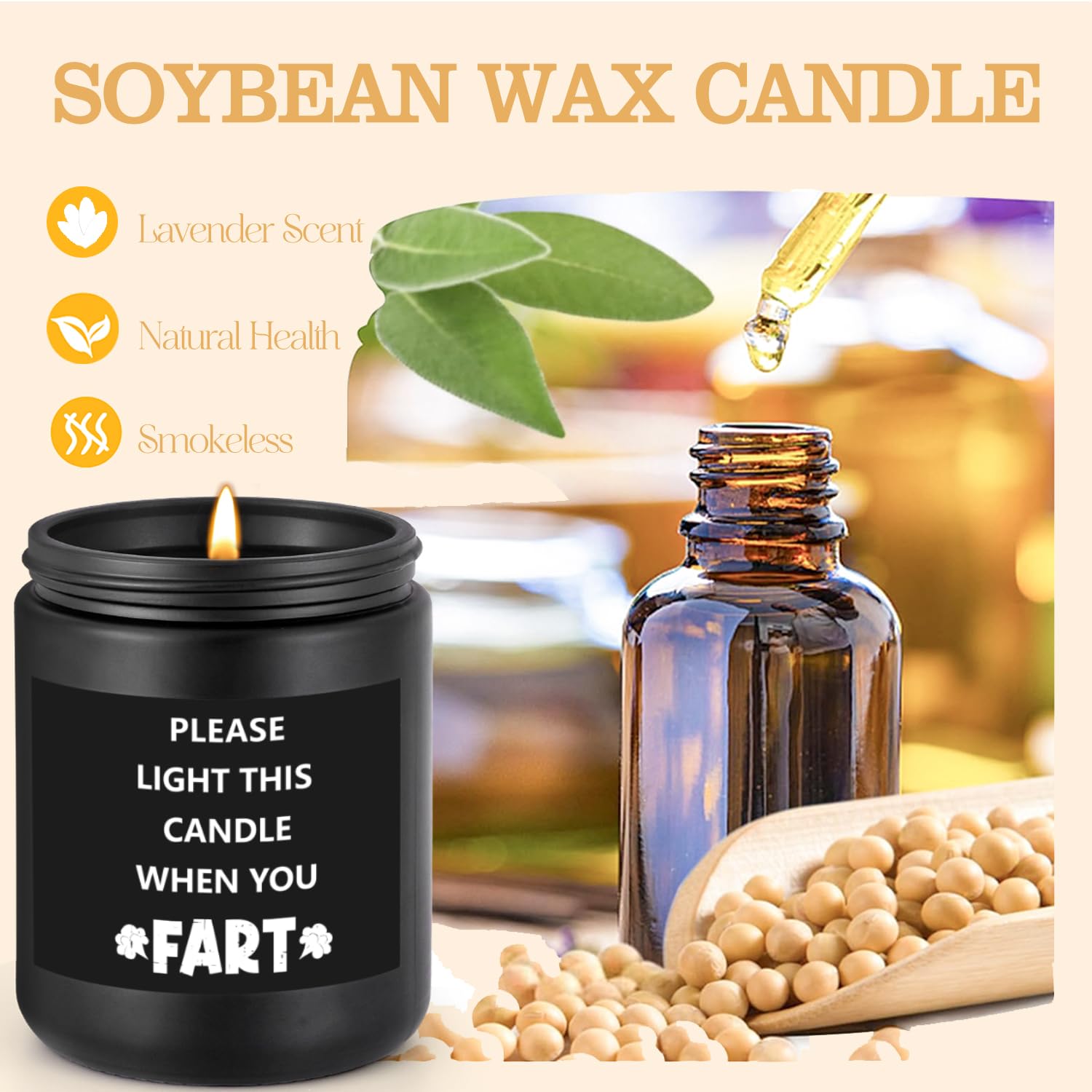Scented Candle Men Women Adult White Elephant Gifts Ideas Useful Funny Novelty Best Unique Good Hilarious Naughty Dirty Santa Christmas Weird Cool Gag Practical Cute Stuff Under 10 15 20 25 Dollar
