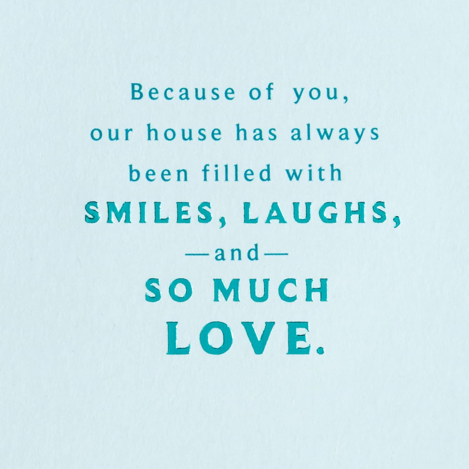 Hallmark Mother's Day Card from Son (Thankful for Everything)