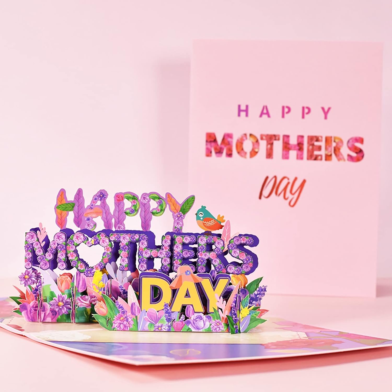 Pop Up Mother'S Day Card - Handmade 3D Greeting Card With Envelope, Creative Popup Gift Cards For Mom, Grandma, Wife,Anniversary (Styletwo)