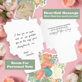 Happy Mothers Day Card From Daughter, Husband, Grandmother, Son, 5 X 7 Inches, Floral Bouquet