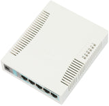 Rb260Gs (Css106-5G-1S) Small Soho Switch 5X Gigabit Ethernet, One Sfp Cage Powered By An Atheros Switch Chip, Plastic Case, Swos (Original Version)