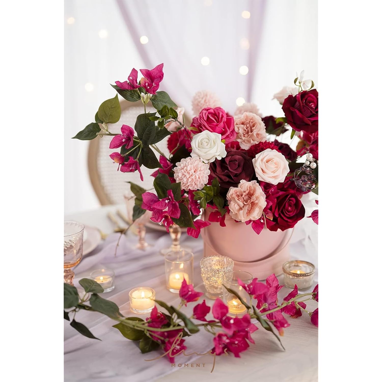 Blush Dahlia Foam Artificial Flowers Real Touch Faux Fake Flower For Home Decor Graduation Baby Shower Decorations Outdoors Party Favors Wedding Gifts Centerpieces Arrangements 25Pcs