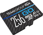 256GB Micro SDXC UHS-I, U3, V30, 4K, High Speed, Adapter, for GoPro/Cameras