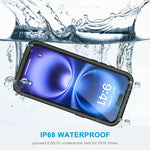 iPhone 16 Case, IP68 Waterproof, Dustproof, Shockproof, Built-in Screen Protector