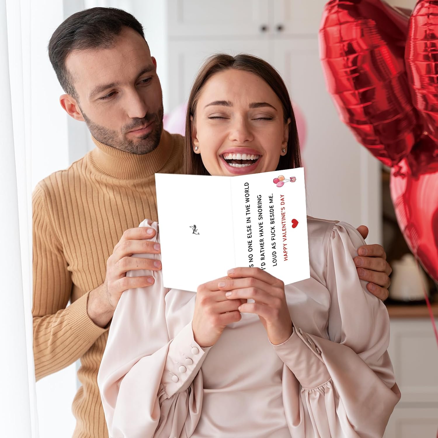 Funny Valentines Day Card For Husband Boyfriend Wife Girlfriend,Naughty Valentines Day Gifts For Women Men,Happy Valentines Gifts For Her