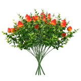 Artificial Strawberry Daisy Plants, 4 Pcs Fake Strawberries Berry For Wedding Party Table Centerpiece Home Kitchen Outdoor Decor
