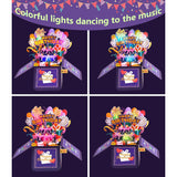 3D Musical Birthday Card With Lights – Pop Up Gift Box Design, Plays “Happy Birthday” Song, Includes Envelope And Note Cards – Fun Greeting For Kids, Adults, Friends
