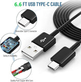 USB C Fast Charger with 6.6FT Type C Cable for Samsung Galaxy S25 S24 S23 S22 S21 Android Phone Charger