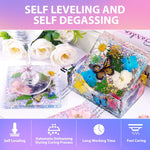 64Oz Epoxy Resin Kit – Self-Leveling, Zero Bubbles & 5-Year Uv Guard For River Tables, Jewelry, Resin Art – Beginner-Friendly 1:1 Mix, Non-Toxic & Non-Yellowing (32Oz X2)