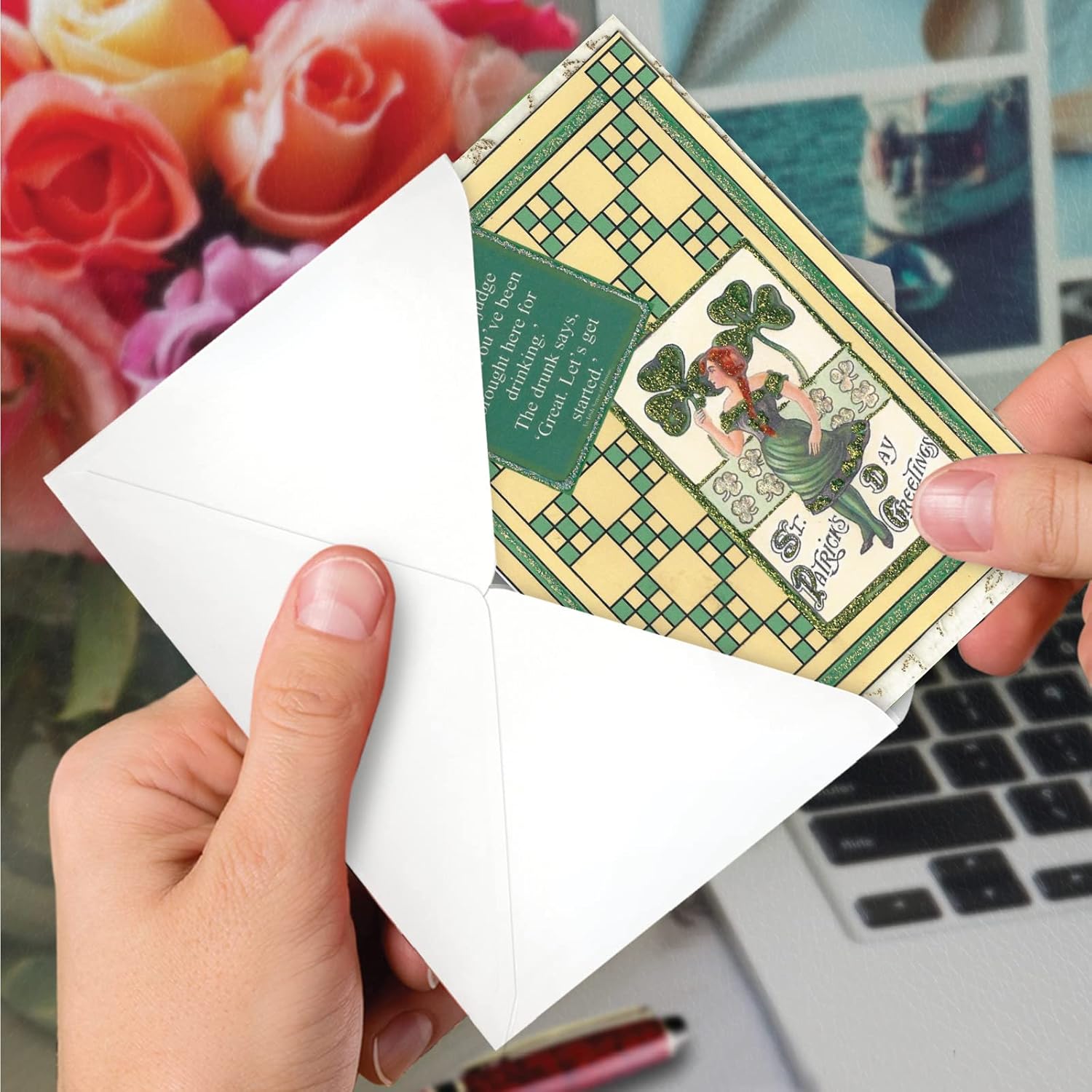 - Funny St. Patrick'S Day Greeting Card With 5 X 7 Inch Envelope (1 Card) Holiday, In Court 3584Z