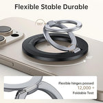 MagSafe Ring Holder, Magnetic Phone Grip & Kickstand for iPhone 15/14/13/12