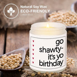 Happy Birthday Candle, Jar Candle, Lavender Scent, Female Birthday Gift