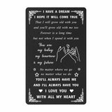 I Have A Dream Gift Card, Romantic Christmas Cards, Anniversary Cards For Husband, Birthday Gifts For Boyfriend, Valentines Day Gifts For Him Her