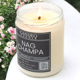 Oakmoss & Amber Scented Jar Candle, 14 Oz - Made With Beeswax, Coconut And Soy - Handmade In The Usa -