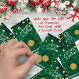 Christmas Scratch Off Cards(50 Pack) Christmas Party Game Cards Christmas Festive Raffle Tickets Christmas Craft Christmas Party Game For Boys And Girls Adults