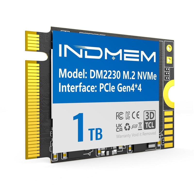 M.2 2230 Ssd 1Tb, 2230 Nvme Ssd Pcle Gen 4.0X4 Internal Solid State Drive, 3D