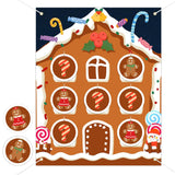 Gender Reveal Tic Tac Toe - Christmas Gender Reveal Ideas Gingerbread Boy Or Girl Gender Reveal Games Red And Green - Giant Gender Reveal X And O Board Games