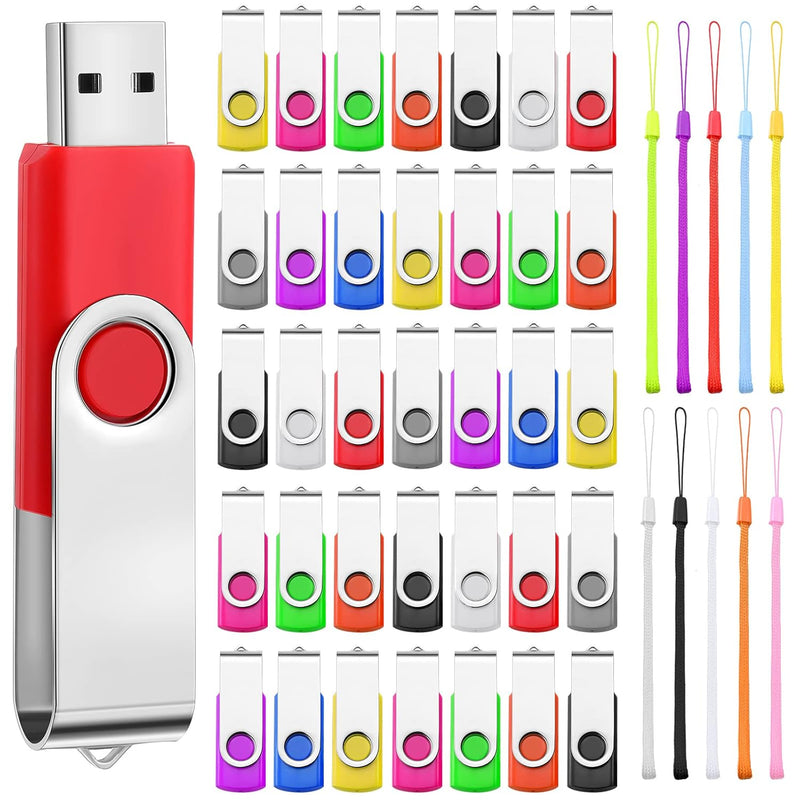 50 Pack 128Mb Usb Flash Drives Bulk With Lanyards 128Mb Usb 2.0 Thumb Drive Sw