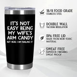 Christmas Birthday Gifts For Husband From Wife - 20 Oz Stainless Steel Insulated Coffee Tumbler With Lid - Anniversary Wedding Gifts Gifts For Him Men Husband From Wife, Presents For Men
