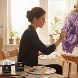 Violet Acrylic Paint - 100Ml Bottle (3.38 Fl Oz) - Artist Quality - Lightfast - Heavy Body - Rich Pigment - Great Tinting Strength - Professional Painting Supplies
