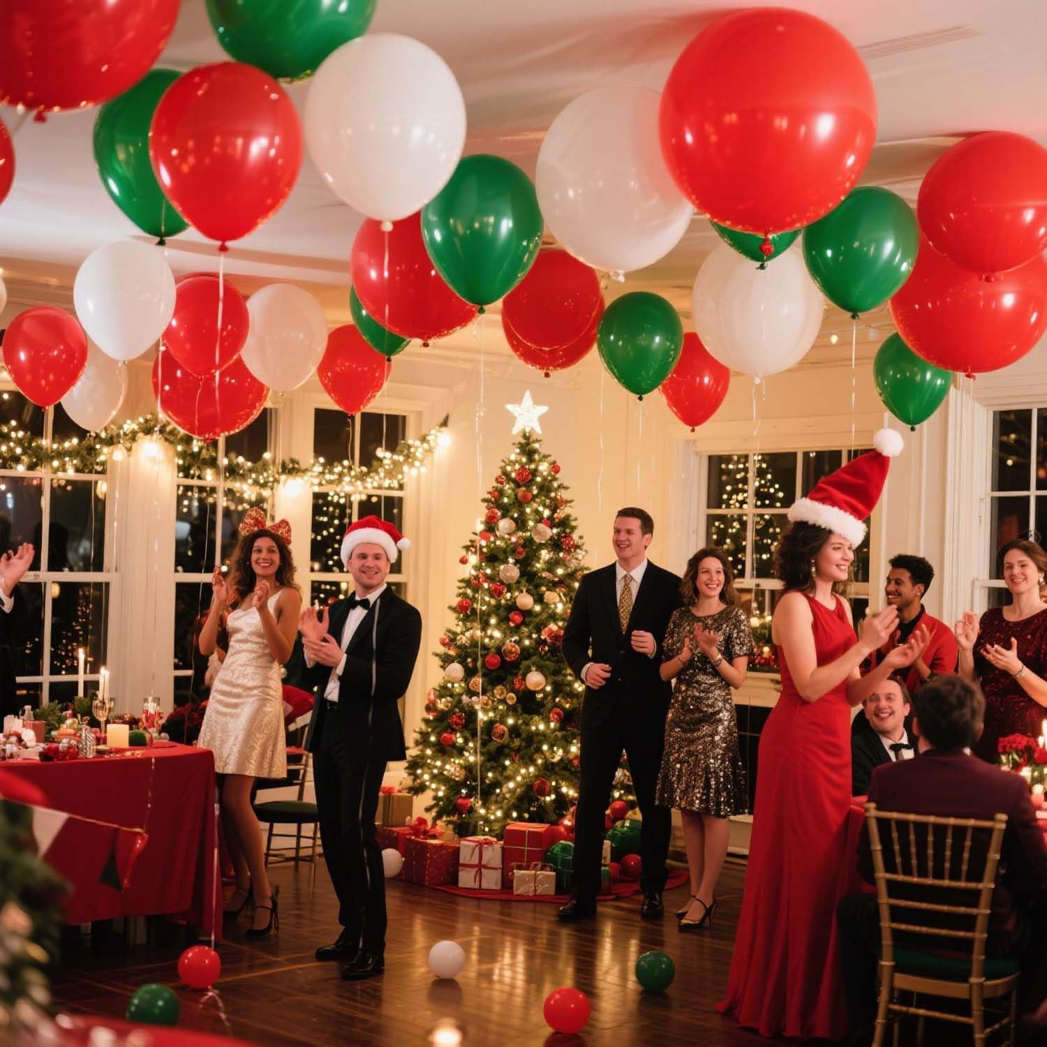 Red White And Green Balloons 12 Inch Latex Balloons 81-Pack For Party Balloons For Christmas Wedding Birthday Baby Shower Party Decorations