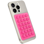 Suction Phone Case Mount, Silicone Hands-Free Holder for iPhone/Android, Pink