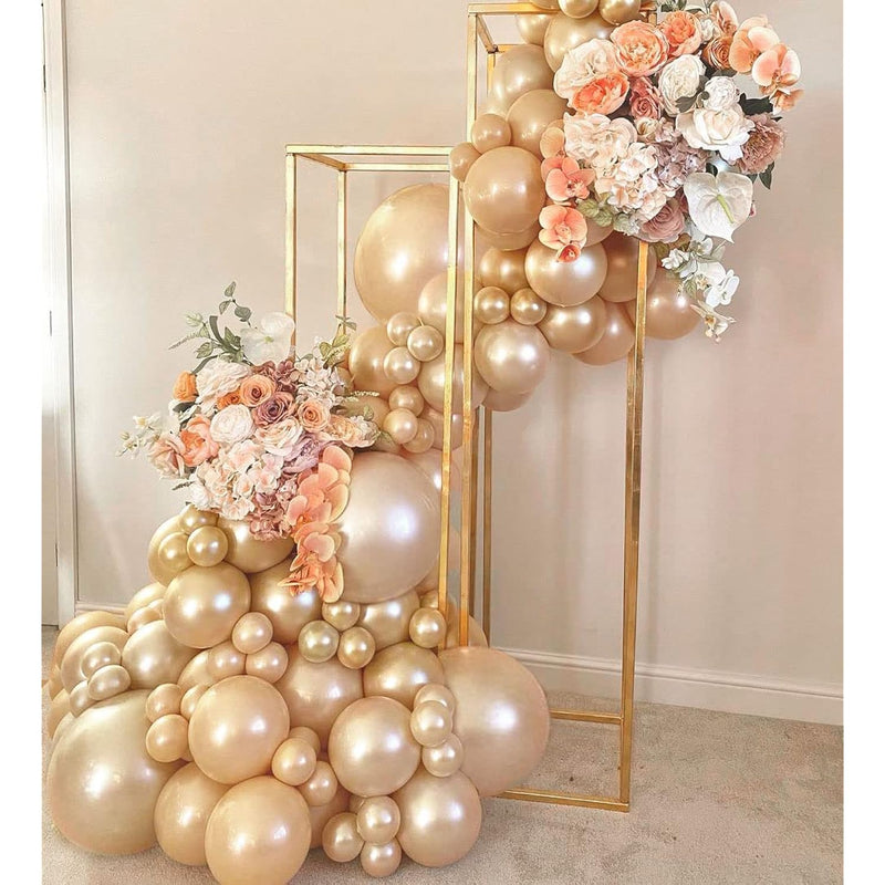 Nude Balloons Different Sizes Double Stuffed Apricot Balloon Garland P