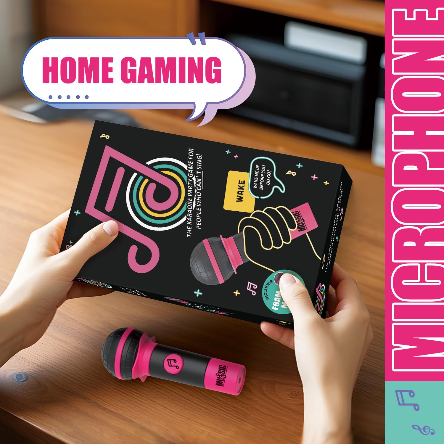 Game,Hilarious Karaoke Party Card Game For 2-10 Players, Perfect For Game Night & Gatherings
