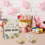 The Pooh Baby Shower Games Card, Included 1 Guess How Many Gummy Bears Sign And 30 Winnie Guessing Cards, Winnie Baby Shower Game For Boys Girls, Birthday Party Supplies 5 * 7In