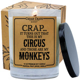 Funny Candle Gifts For Mom - Made In Usa - Mothers Day, Birthday Gifts For Women, Men, Dad, Best Friend, Sister, Coworker Candle, Birthday Candles, Unique Present From Daughter Or Son, 100% Soy Wax