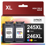 Canon 245XL/246XL Ink, High Capacity Combo for Pixma MX490/TS3100 Printers