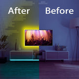 32.8FT LED Strip Lights Kit with Remote and Power Supply – Color Changing Flexible LED Tape