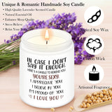 Valentines Day Gifts For Her, Anniversary Wedding Birthday Romantic Valentines Gifts For Girlfriend, Wife, Women, Unique Valentine Girlfriend Gift, Soy Wax Lavender Scented Candle