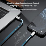 2 Pack Apple MFi Certified USB C to Lightning Cable 10FT Long Fast Charging Cord for iPhone 14 13 12 11 iPad