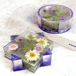 Resin Coaster Molds Set - 10 Pc Silicone Molds Kit, Storage Box For Resin Casting, Square & Round Coaster Epoxy Resin Molds