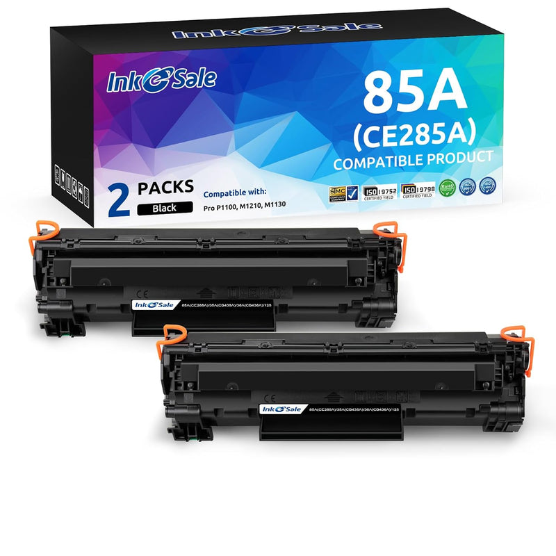 85A Toner 2-Pack for LaserJet Pro P1102w, M1212nf - 2000 Pages