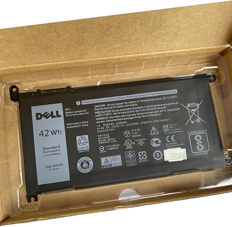 Dell WDX0R 42Wh 11.4V 3 Cell Replacement Battery Inspiron Vostro