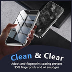 2+2 Pack Privacy Screen & Camera Protector for Pixel 9 Pro XL, Fingerprint Unlock, AR Coating