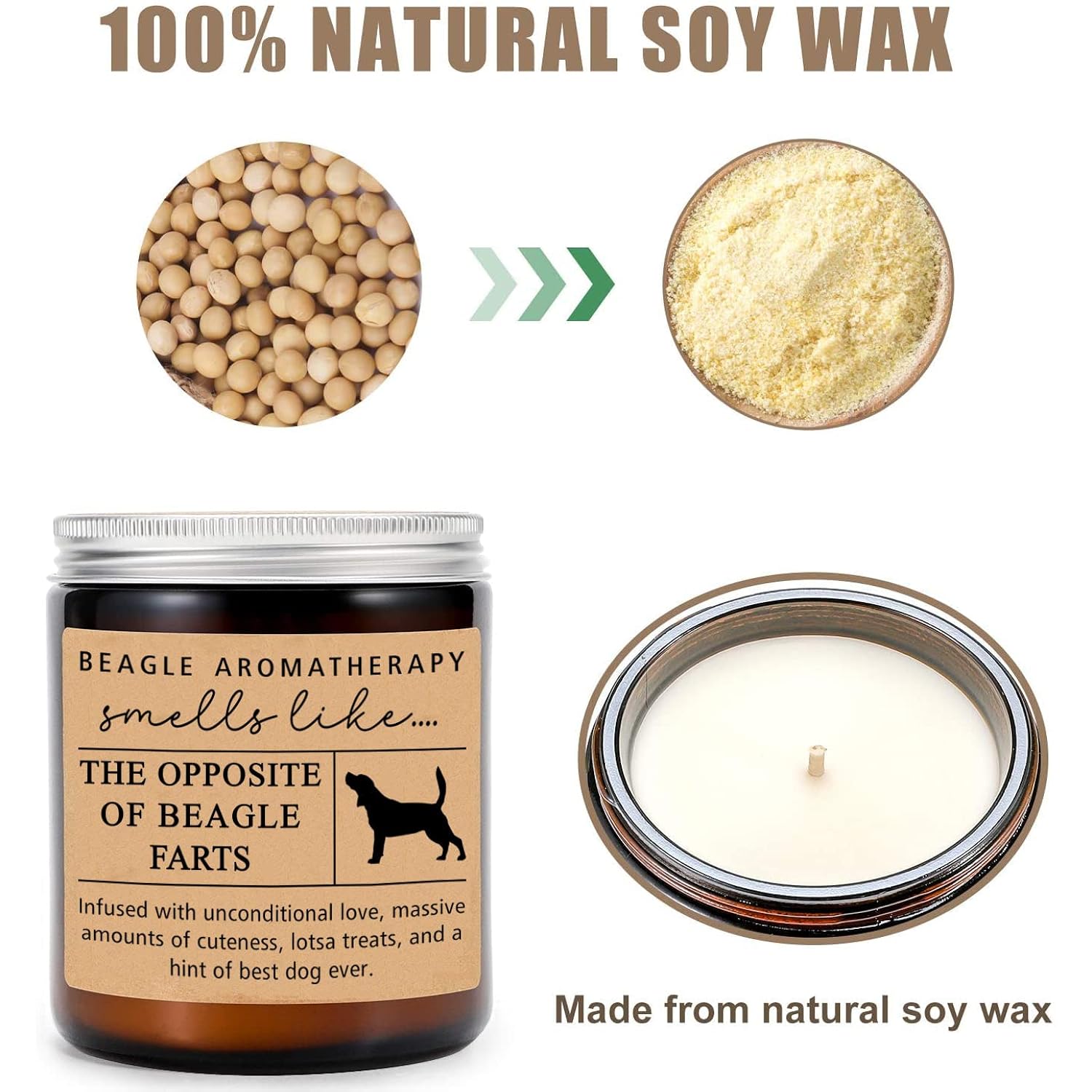 Beagle Gifts - Beagle Mom - Beagle Candle - Funny Beagle Gift - Gift For Beagle Lover - Unique Gift For Beagle Lover - Beagle Mother'S Day Gift