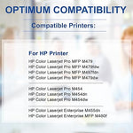 414X Toner, 4-Pack High Yield for Color LaserJet Pro M479/M454 Printers