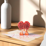 Handmade 3D Popup Valentines Day Card For Wife, Girlfriend, Adults - Romantic Valentine Cards For Lgbtq, Lesbians, Gay - Unique Valentines Cards For Her - Perfect For Special Moments
