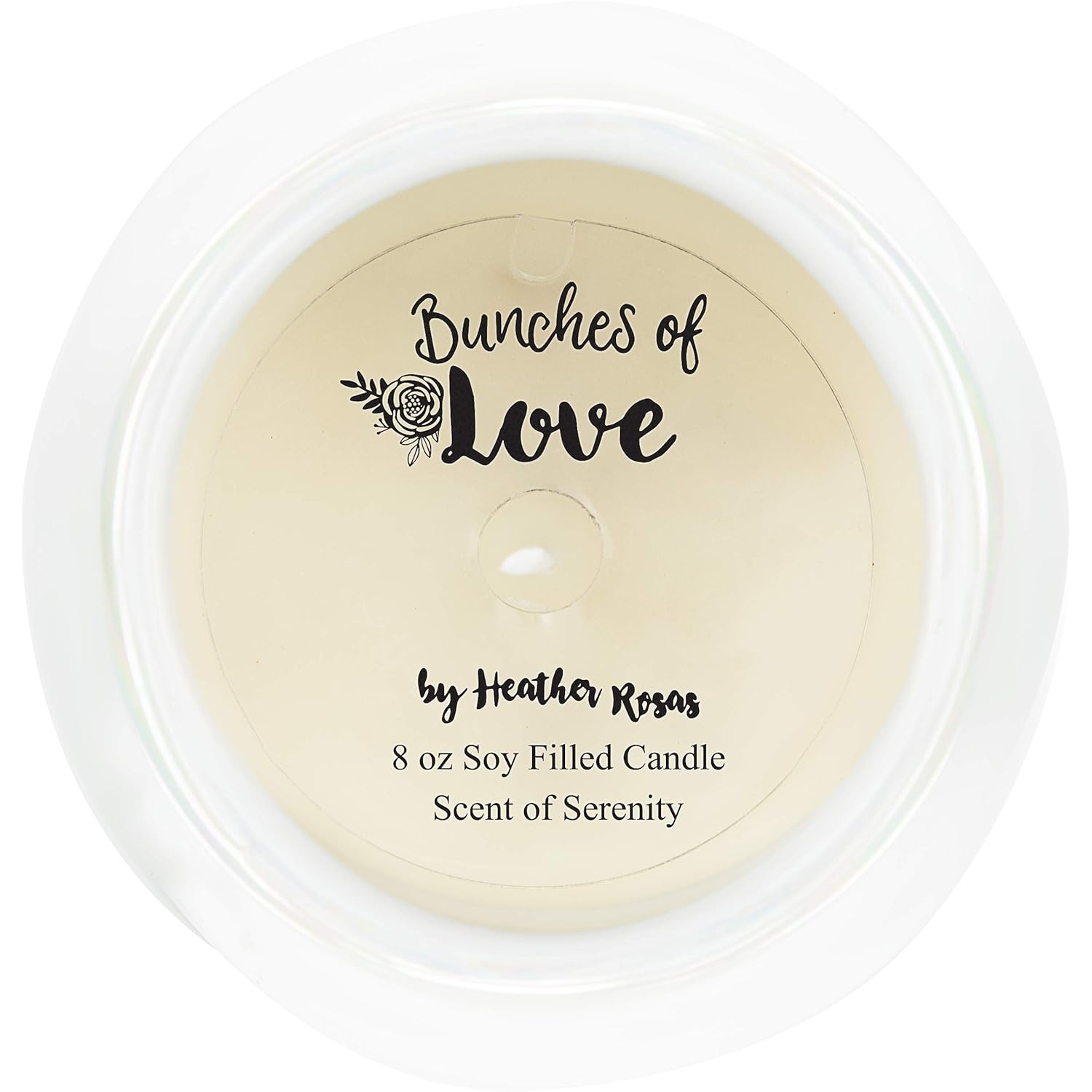 Love You Grandma - 8 Oz 100% Soy Wax Candle with Cotton Wick in Stoneware Vessel Serenity Scented