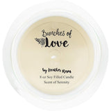 Love You Grandma - 8 Oz 100% Soy Wax Candle with Cotton Wick in Stoneware Vessel Serenity Scented
