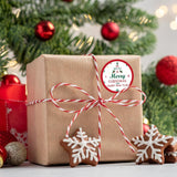 Christmas Gift Stickers - 120Pcs 2Inch Merry Christmas And Happy New Year Stickers Self Adhesive Holly Envelope Seal Label Sticker Xmas Gift Sticker Happy Holidays Label For Card Present Decor