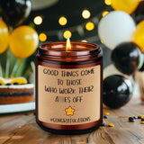 Congratulations Candles, Congrats, New Job Promotion Gifts For Women Men, Friend, Coworker, Work Bestie, Funny New Business Owner Congrats Gifts, Congratulations On Your Promotion