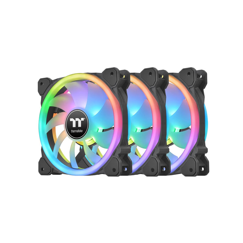 Thermaltake SWAFAN 12 RGB Radiator Fan TT Premium Edition 3 Pack, Swappable Fa